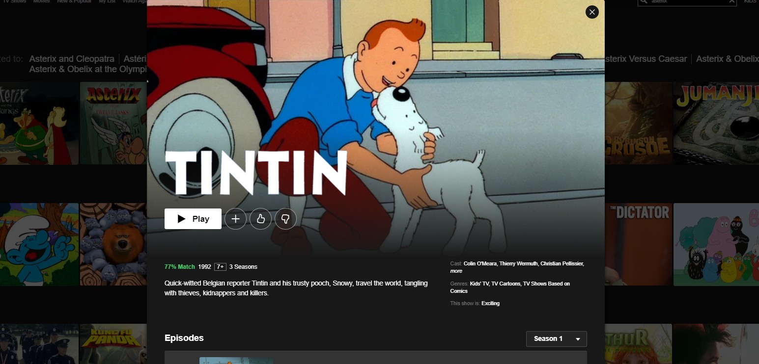 How can I watch The Adventures of Tintin on Netflix? - Watch Netflix abroad